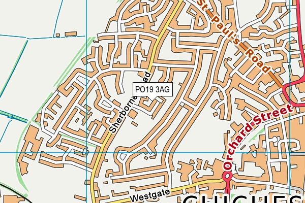 PO19 3AG map - OS VectorMap District (Ordnance Survey) PO19 3AG map - OS VectorMap District (Ordnance Survey)