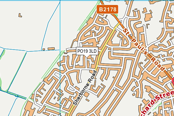 PO19 3LD map - OS VectorMap District (Ordnance Survey) PO19 3LD map - OS VectorMap District (Ordnance Survey)