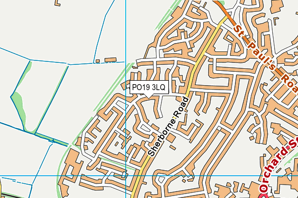 PO19 3LQ map - OS VectorMap District (Ordnance Survey) PO19 3LQ map - OS VectorMap District (Ordnance Survey)