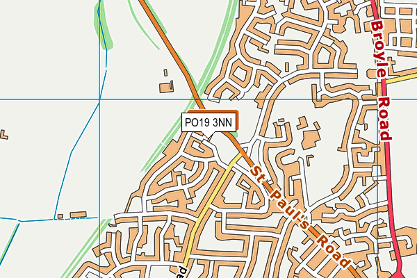 PO19 3NN map - OS VectorMap District (Ordnance Survey) PO19 3NN map - OS VectorMap District (Ordnance Survey)