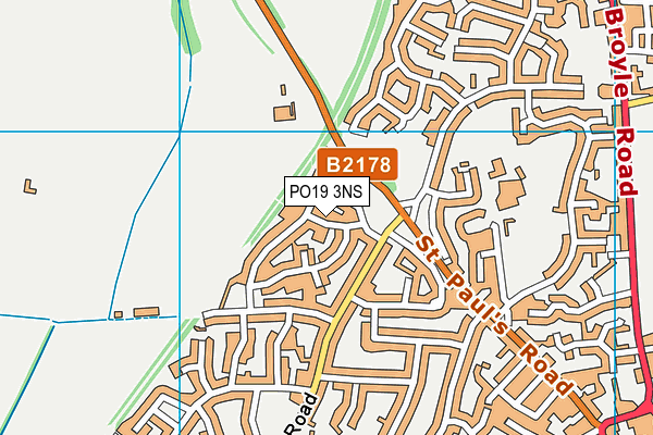 PO19 3NS map - OS VectorMap District (Ordnance Survey) PO19 3NS map - OS VectorMap District (Ordnance Survey)