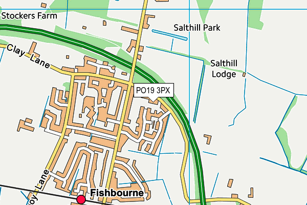PO19 3PX map - OS VectorMap District (Ordnance Survey) PO19 3PX map - OS VectorMap District (Ordnance Survey)