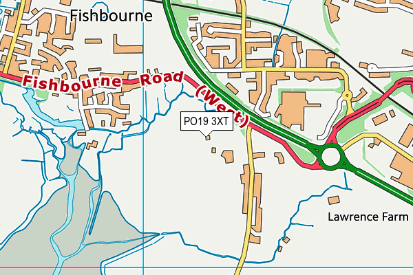 PO19 3XT map - OS VectorMap District (Ordnance Survey) PO19 3XT map - OS VectorMap District (Ordnance Survey)