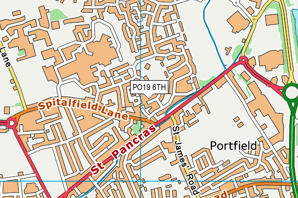 PO19 6TH map - OS VectorMap District (Ordnance Survey) PO19 6TH map - OS VectorMap District (Ordnance Survey)