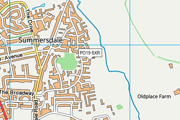 PO19 6XR map - OS VectorMap District (Ordnance Survey) PO19 6XR map - OS VectorMap District (Ordnance Survey)