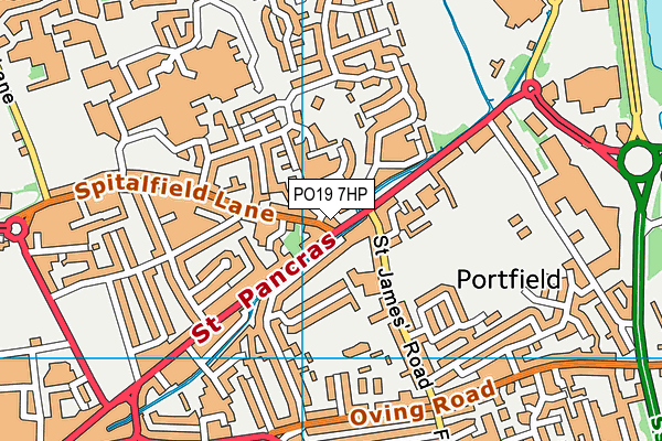PO19 7HP map - OS VectorMap District (Ordnance Survey) PO19 7HP map - OS VectorMap District (Ordnance Survey)