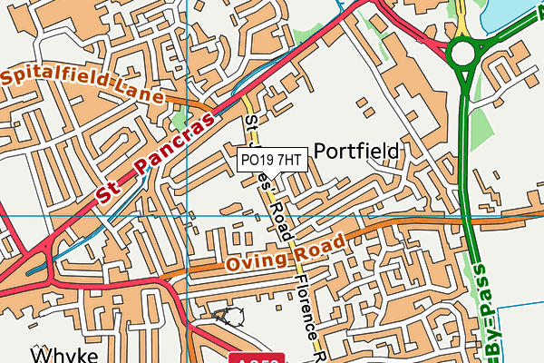 PO19 7HT map - OS VectorMap District (Ordnance Survey) PO19 7HT map - OS VectorMap District (Ordnance Survey)