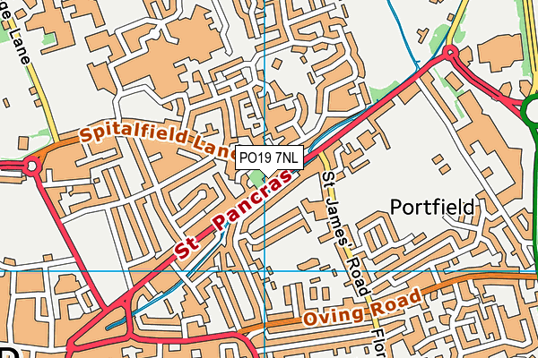 PO19 7NL map - OS VectorMap District (Ordnance Survey) PO19 7NL map - OS VectorMap District (Ordnance Survey)