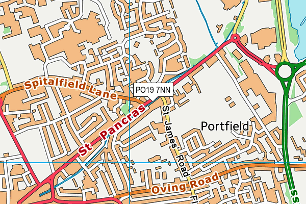 PO19 7NN map - OS VectorMap District (Ordnance Survey) PO19 7NN map - OS VectorMap District (Ordnance Survey)