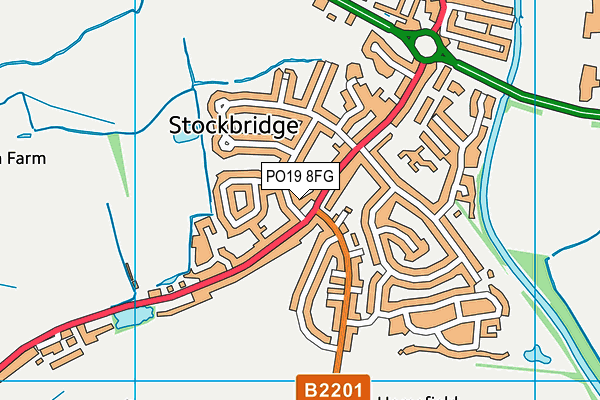 PO19 8FG map - OS VectorMap District (Ordnance Survey) PO19 8FG map - OS VectorMap District (Ordnance Survey)