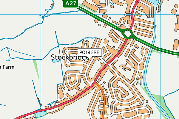 PO19 8RE map - OS VectorMap District (Ordnance Survey) PO19 8RE map - OS VectorMap District (Ordnance Survey)