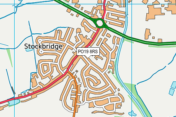 PO19 8RS map - OS VectorMap District (Ordnance Survey) PO19 8RS map - OS VectorMap District (Ordnance Survey)