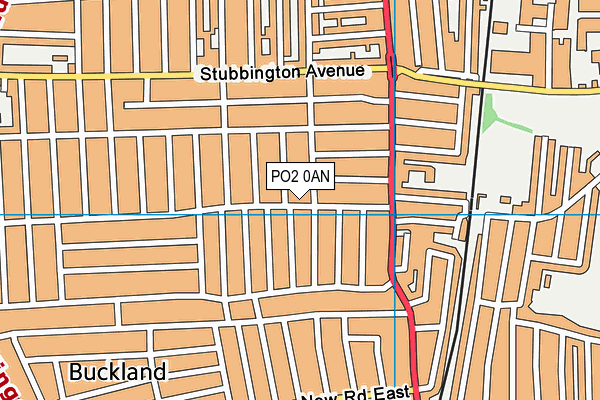 PO2 0AN map - OS VectorMap District (Ordnance Survey) PO2 0AN map - OS VectorMap District (Ordnance Survey)