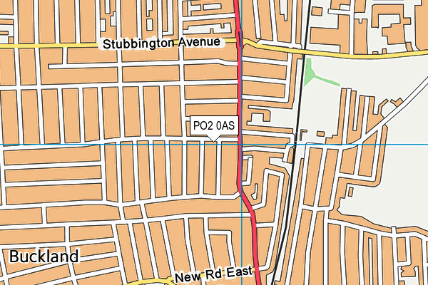 PO2 0AS map - OS VectorMap District (Ordnance Survey) PO2 0AS map - OS VectorMap District (Ordnance Survey)