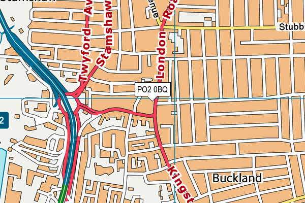 PO2 0BQ map - OS VectorMap District (Ordnance Survey) PO2 0BQ map - OS VectorMap District (Ordnance Survey)