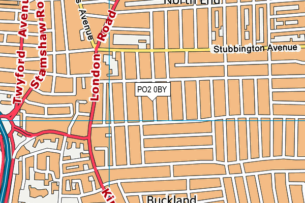 PO2 0BY map - OS VectorMap District (Ordnance Survey) PO2 0BY map - OS VectorMap District (Ordnance Survey)