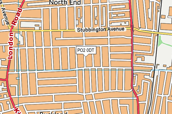 PO2 0DT map - OS VectorMap District (Ordnance Survey) PO2 0DT map - OS VectorMap District (Ordnance Survey)