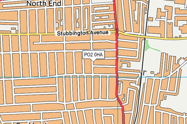PO2 0HA map - OS VectorMap District (Ordnance Survey) PO2 0HA map - OS VectorMap District (Ordnance Survey)