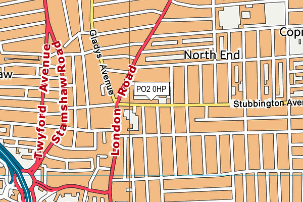 PO2 0HP map - OS VectorMap District (Ordnance Survey) PO2 0HP map - OS VectorMap District (Ordnance Survey)
