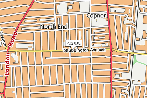 PO2 0JQ map - OS VectorMap District (Ordnance Survey) PO2 0JQ map - OS VectorMap District (Ordnance Survey)