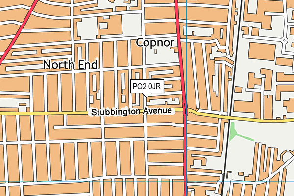 PO2 0JR map - OS VectorMap District (Ordnance Survey) PO2 0JR map - OS VectorMap District (Ordnance Survey)