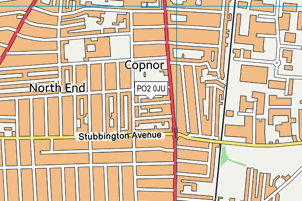 PO2 0JU map - OS VectorMap District (Ordnance Survey) PO2 0JU map - OS VectorMap District (Ordnance Survey)