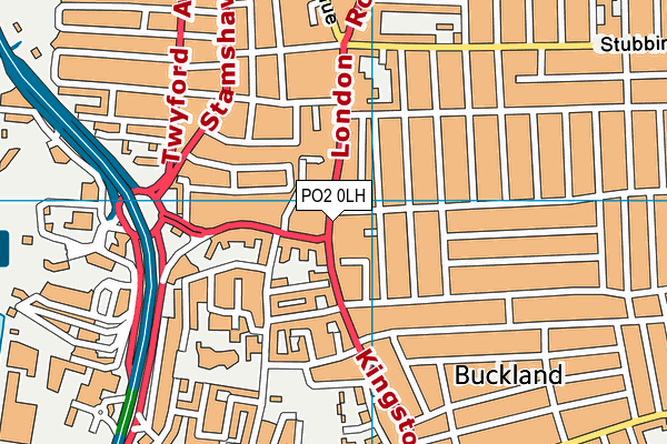 PO2 0LH map - OS VectorMap District (Ordnance Survey) PO2 0LH map - OS VectorMap District (Ordnance Survey)