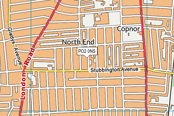 PO2 0NS map - OS VectorMap District (Ordnance Survey) PO2 0NS map - OS VectorMap District (Ordnance Survey)