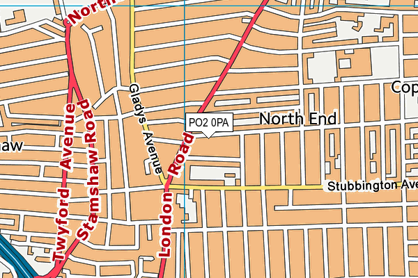 PO2 0PA map - OS VectorMap District (Ordnance Survey) PO2 0PA map - OS VectorMap District (Ordnance Survey)