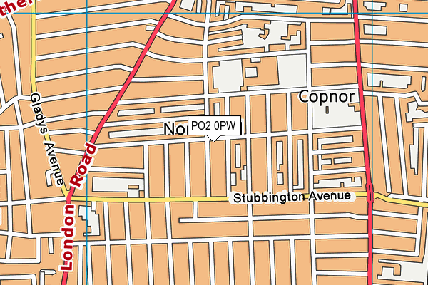 PO2 0PW map - OS VectorMap District (Ordnance Survey) PO2 0PW map - OS VectorMap District (Ordnance Survey)