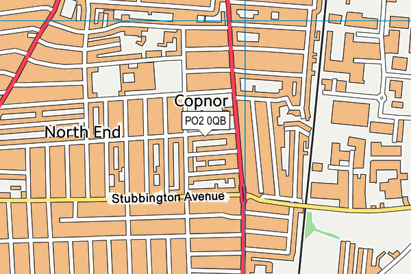 PO2 0QB map - OS VectorMap District (Ordnance Survey) PO2 0QB map - OS VectorMap District (Ordnance Survey)