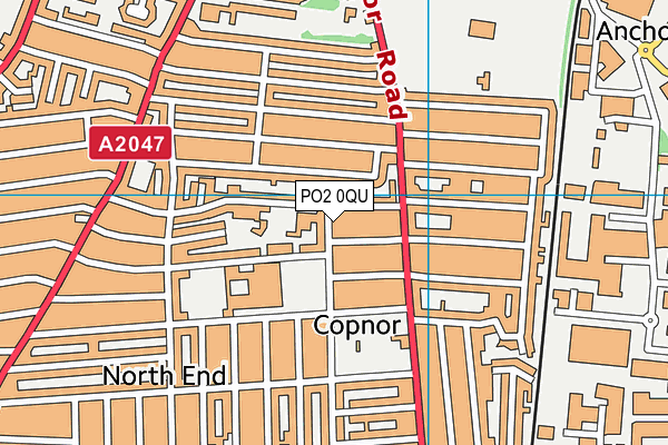 PO2 0QU map - OS VectorMap District (Ordnance Survey) PO2 0QU map - OS VectorMap District (Ordnance Survey)