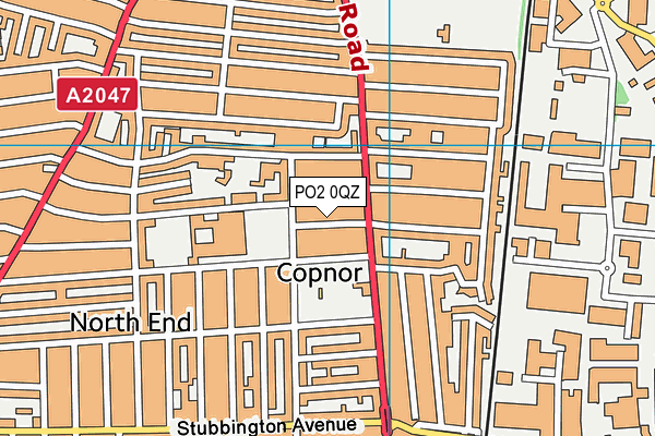 PO2 0QZ map - OS VectorMap District (Ordnance Survey) PO2 0QZ map - OS VectorMap District (Ordnance Survey)