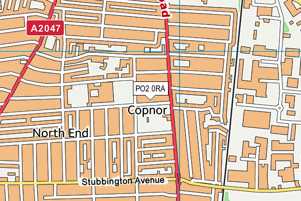 PO2 0RA map - OS VectorMap District (Ordnance Survey) PO2 0RA map - OS VectorMap District (Ordnance Survey)