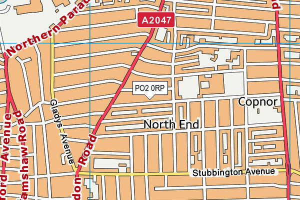 PO2 0RP map - OS VectorMap District (Ordnance Survey) PO2 0RP map - OS VectorMap District (Ordnance Survey)