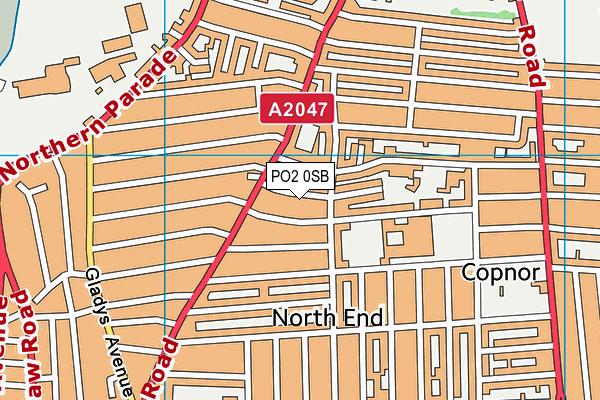 PO2 0SB map - OS VectorMap District (Ordnance Survey) PO2 0SB map - OS VectorMap District (Ordnance Survey)