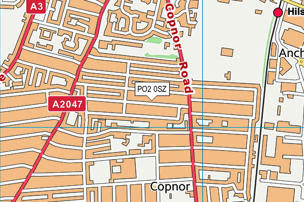 PO2 0SZ map - OS VectorMap District (Ordnance Survey) PO2 0SZ map - OS VectorMap District (Ordnance Survey)