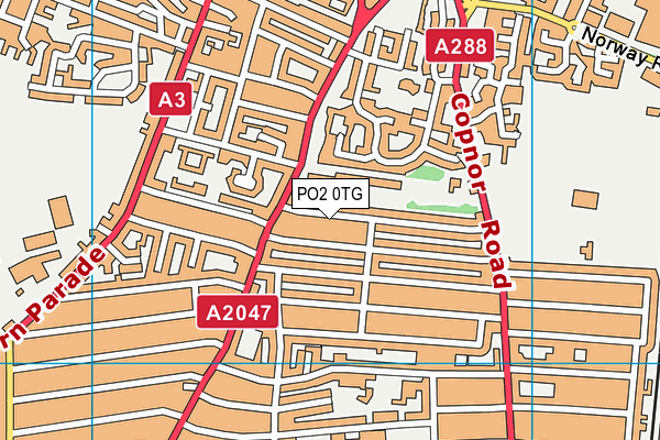 PO2 0TG map - OS VectorMap District (Ordnance Survey) PO2 0TG map - OS VectorMap District (Ordnance Survey)