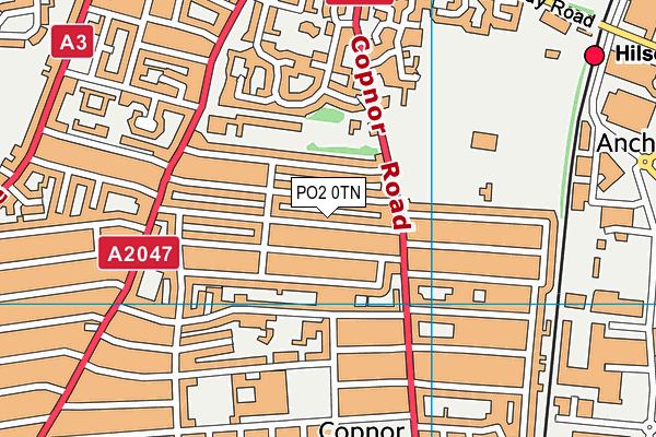 PO2 0TN map - OS VectorMap District (Ordnance Survey) PO2 0TN map - OS VectorMap District (Ordnance Survey)