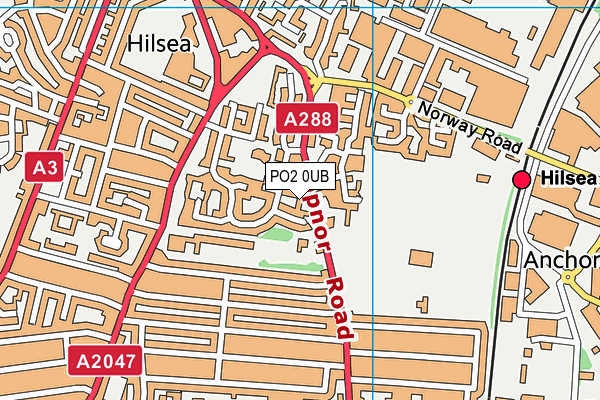 PO2 0UB map - OS VectorMap District (Ordnance Survey) PO2 0UB map - OS VectorMap District (Ordnance Survey)