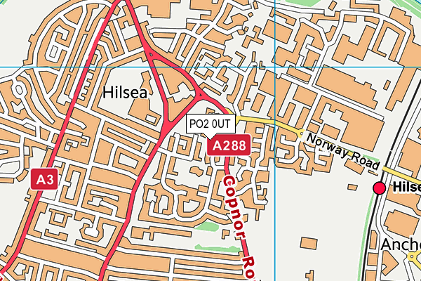 PO2 0UT map - OS VectorMap District (Ordnance Survey) PO2 0UT map - OS VectorMap District (Ordnance Survey)