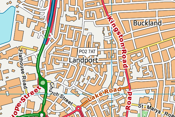 PO2 7AT map - OS VectorMap District (Ordnance Survey) PO2 7AT map - OS VectorMap District (Ordnance Survey)