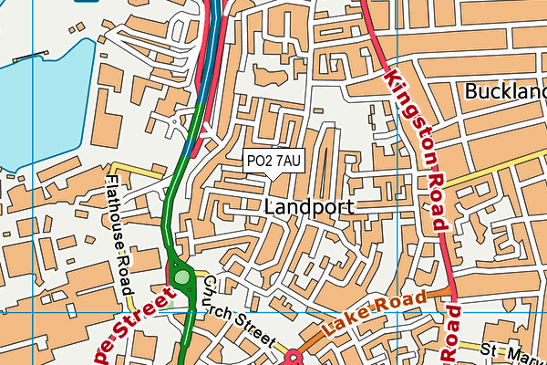 PO2 7AU map - OS VectorMap District (Ordnance Survey) PO2 7AU map - OS VectorMap District (Ordnance Survey)