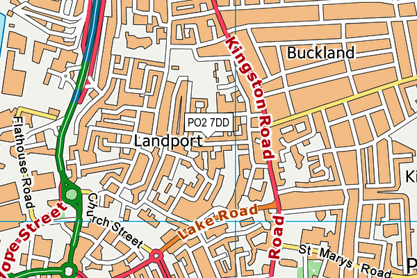 PO2 7DD map - OS VectorMap District (Ordnance Survey) PO2 7DD map - OS VectorMap District (Ordnance Survey)