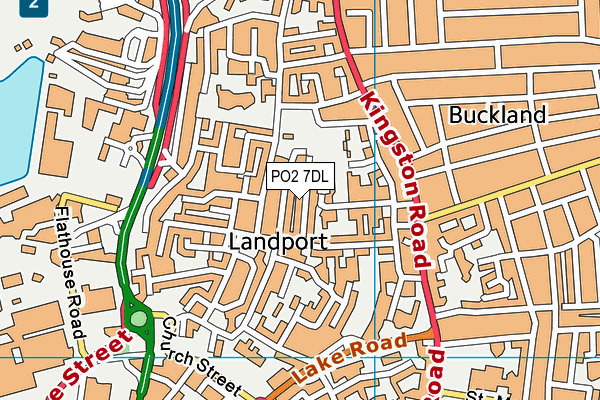 PO2 7DL map - OS VectorMap District (Ordnance Survey) PO2 7DL map - OS VectorMap District (Ordnance Survey)