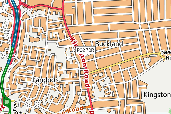 PO2 7DR map - OS VectorMap District (Ordnance Survey) PO2 7DR map - OS VectorMap District (Ordnance Survey)