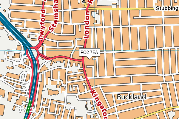 PO2 7EA map - OS VectorMap District (Ordnance Survey) PO2 7EA map - OS VectorMap District (Ordnance Survey)