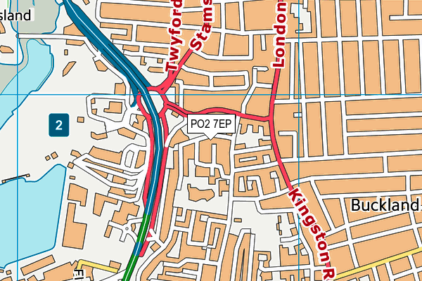 PO2 7EP map - OS VectorMap District (Ordnance Survey) PO2 7EP map - OS VectorMap District (Ordnance Survey)