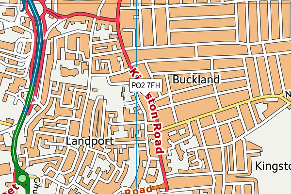 PO2 7FH map - OS VectorMap District (Ordnance Survey) PO2 7FH map - OS VectorMap District (Ordnance Survey)