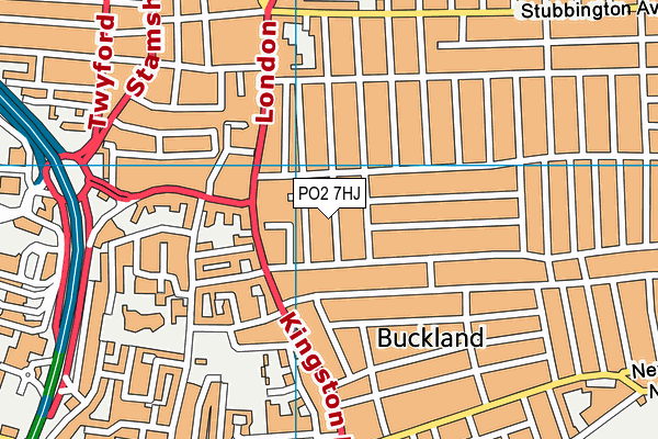 PO2 7HJ map - OS VectorMap District (Ordnance Survey) PO2 7HJ map - OS VectorMap District (Ordnance Survey)
